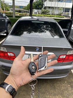 BMW E46 กุญแจเดิมเสีย ทำกุญแจใหม่รอรับได้เลย