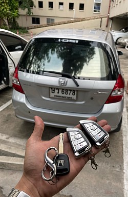 ติดตั้งสัญกันขโมย Honda jazz ปี2005