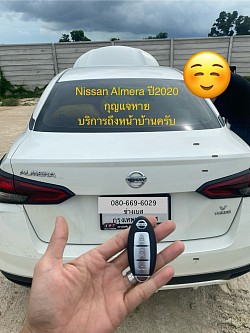รับทำNissan almera รีโมทหาย