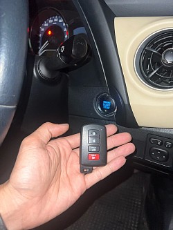 Toyota altis ปี2018 รีโมทหายหมด